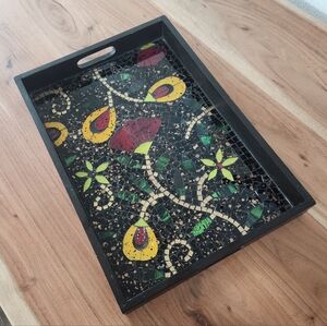 Pier 1 Colorful Mosaic Serving Tray